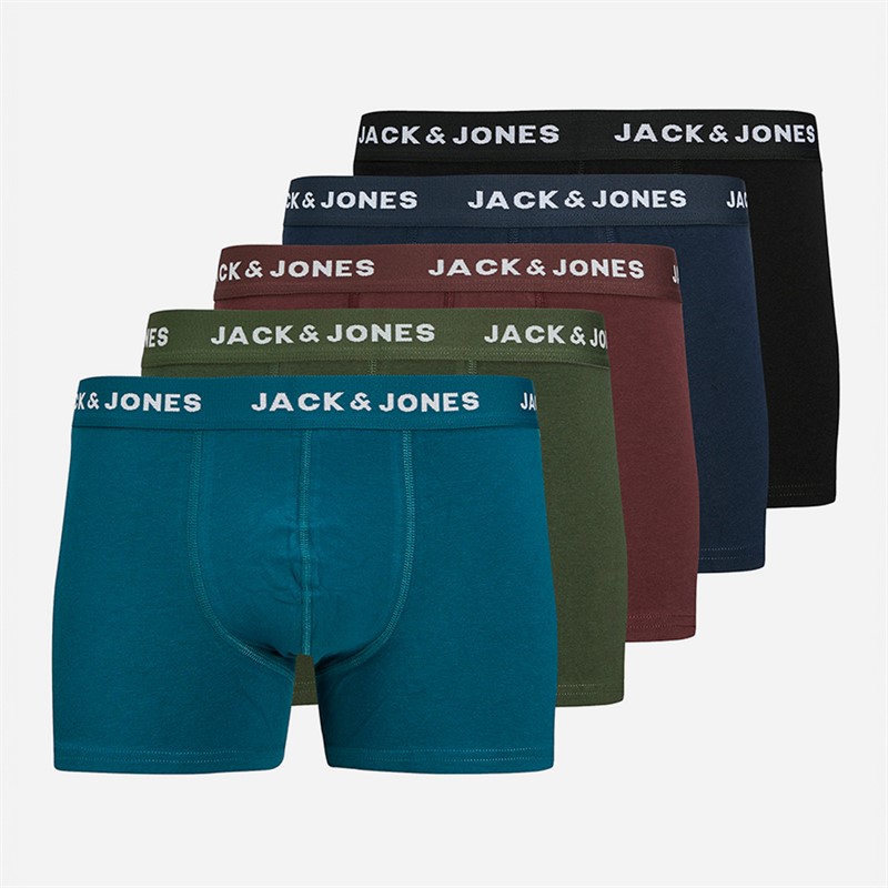 JACK & JONES Herren Fünferpack Jacteo Slips Multi