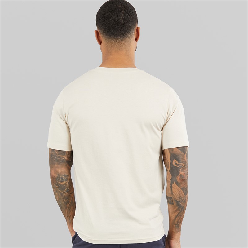 JACK & JONES Mens Relaxed T-Shirt Moonbeam