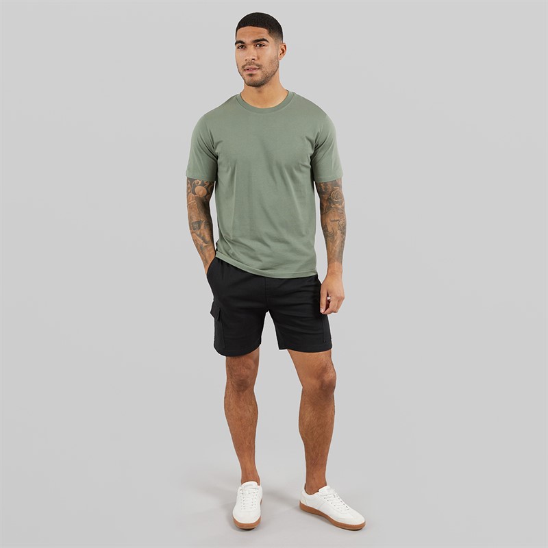 JACK & JONES Mens Relaxed T-Shirt Agave Green