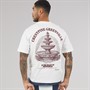 JACK & JONES Mens Maine Back Print T-Shirt Cloud Dancer