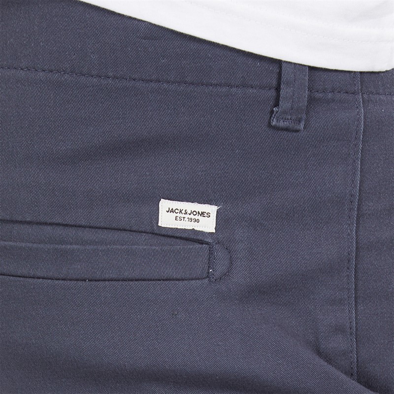 JACK & JONES Mens Marco Ford Chinos Navy Blazer