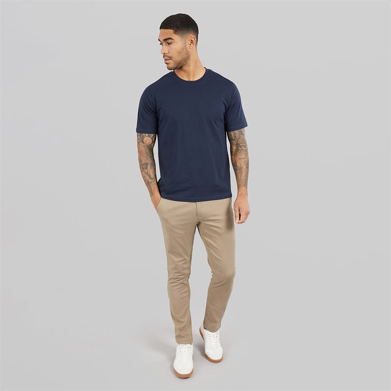 JACK & JONES Mens Marco Ford Chinos Beige