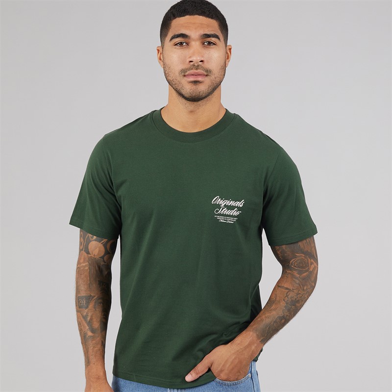 JACK & JONES Mens Norrebro T-Shirt Sycamore