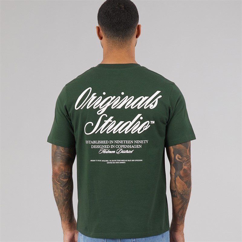 JACK & JONES Mens Norrebro T-Shirt Sycamore