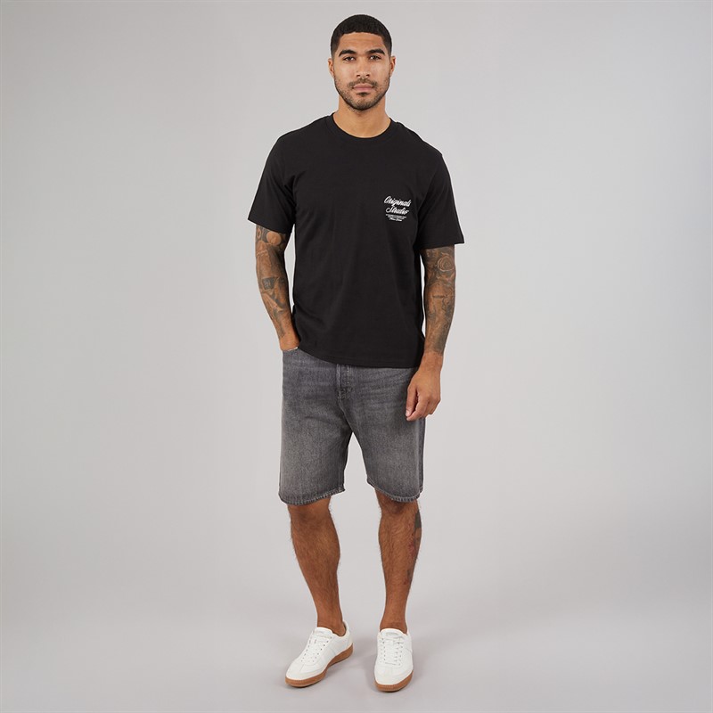 JACK & JONES Mens Norrebro T-Shirt Black