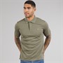 JACK & JONES Mens Crodney Polo Shirt Dried Sage