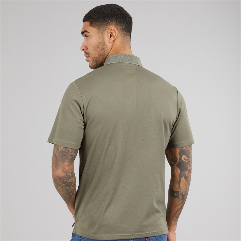 JACK & JONES Mens Crodney Polo Shirt Dried Sage