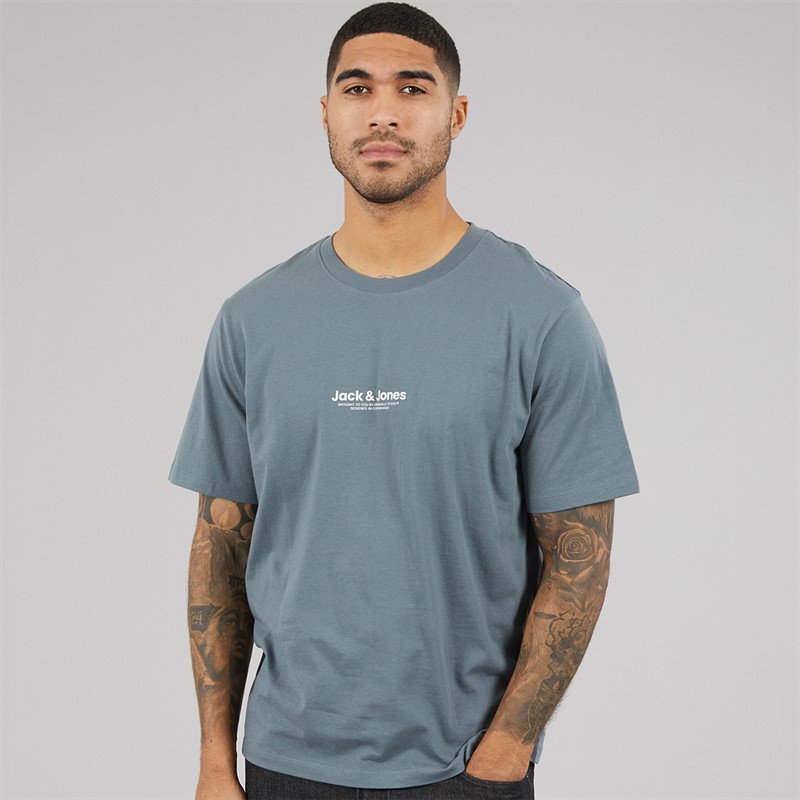JACK & JONES Mens Vesterbro T-Shirt Stormy Weather