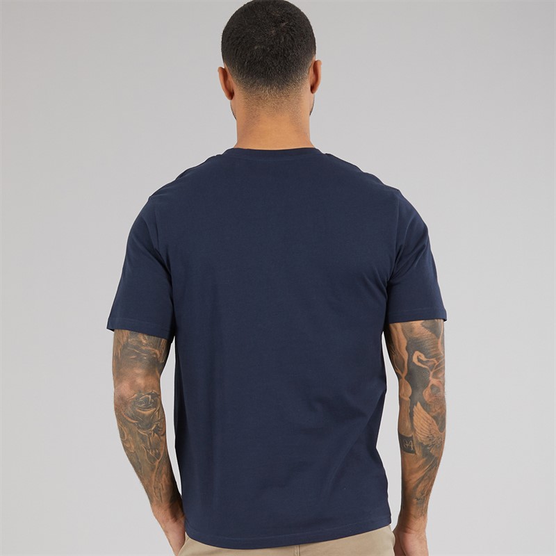 JACK & JONES Mens Relaxed T-Shirt Navy Blazer