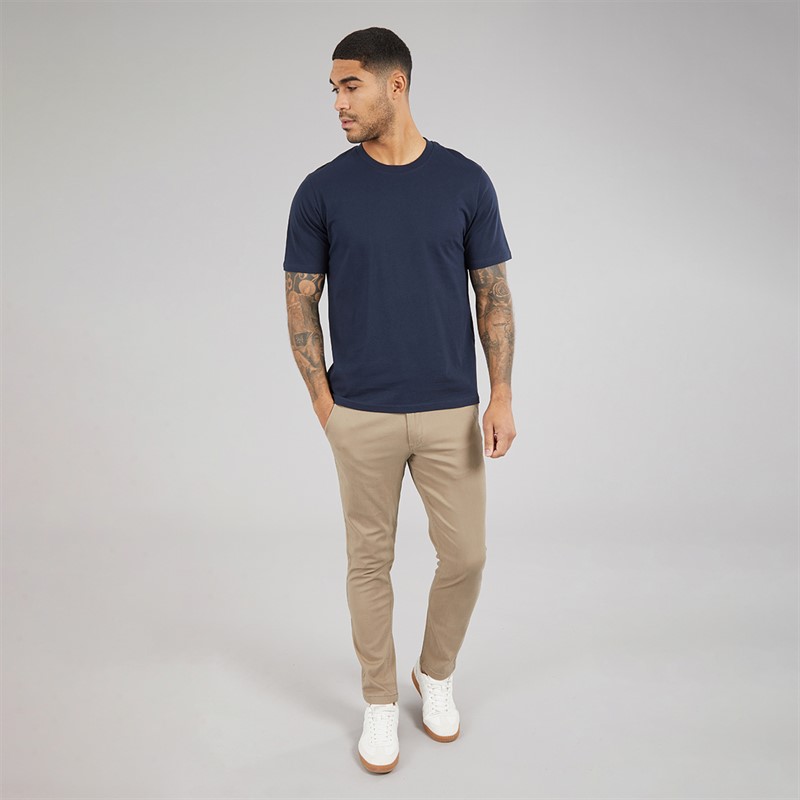 JACK & JONES Mens Relaxed T-Shirt Navy Blazer