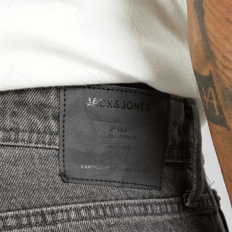 JACK & JONES Jeansy Chris AT 222 Original o kroju o kroju relaxed fit dla niego kolor Czarny