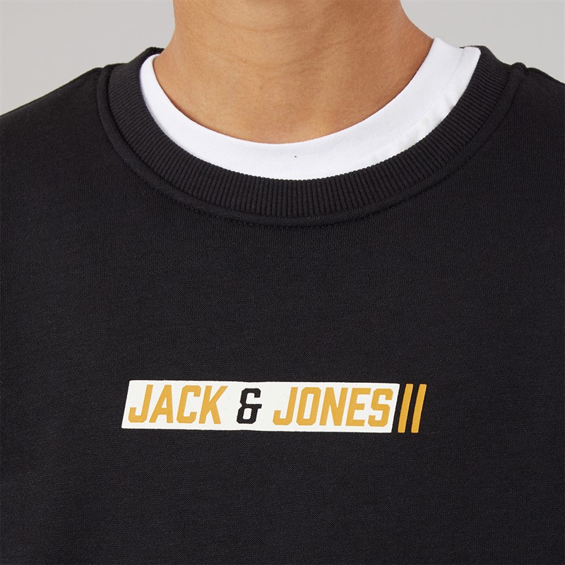 JACK & JONES Boys Munk Sweatshirt Black