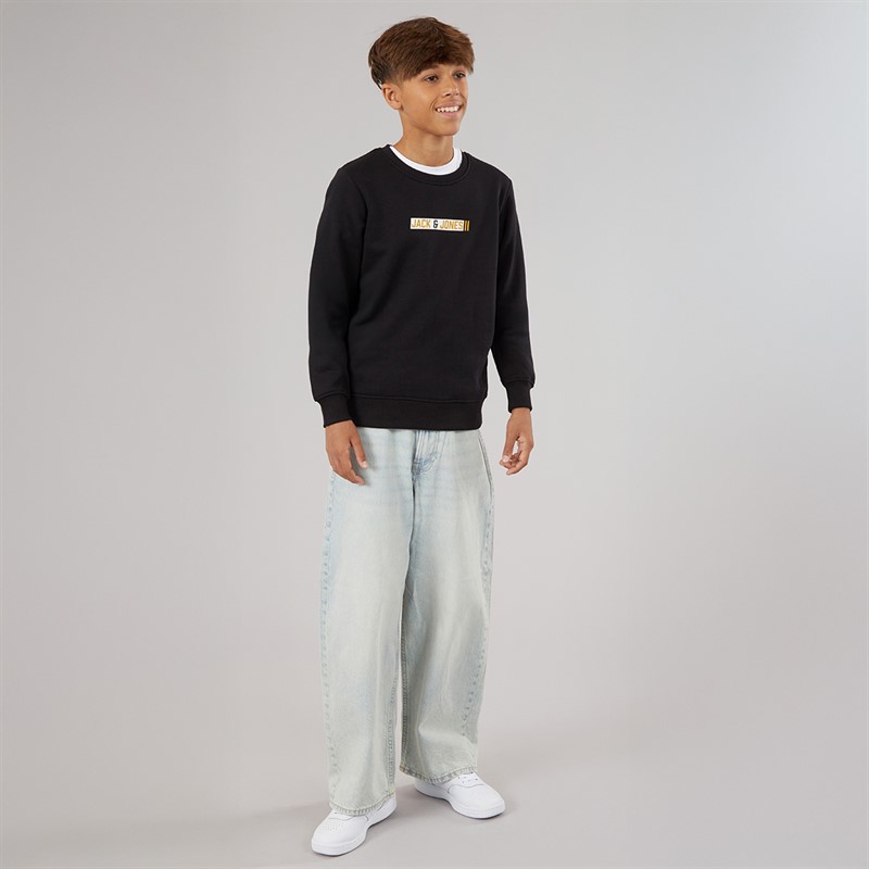 JACK & JONES Boys Munk Sweatshirt Black