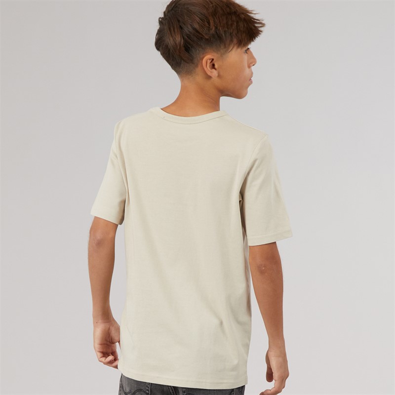 JACK & JONES Boys Cleveland T-Shirt Moonbeam
