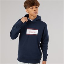 JACK & JONES Boys Buster Hoodie Navy Blazer