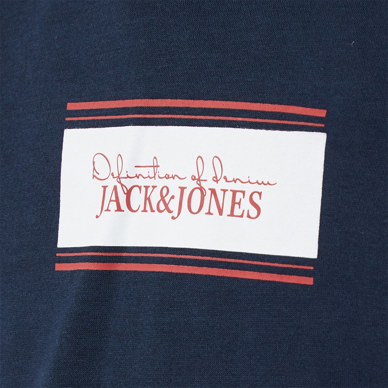 JACK & JONES Boys Buster Hoodie Navy Blazer