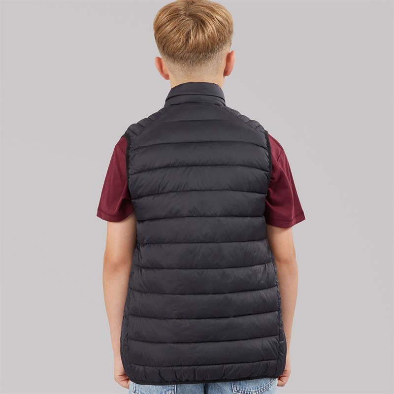 JACK & JONES Boys Bradley Light Bodywarmer Black