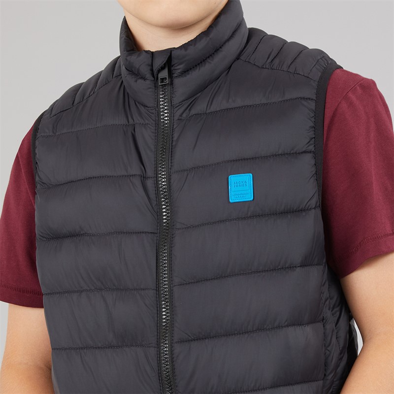 JACK & JONES Boys Bradley Light Bodywarmer Black
