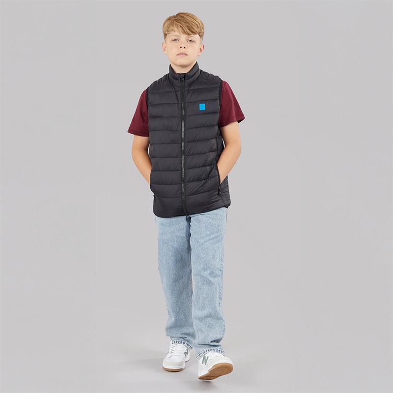 JACK & JONES Boys Bradley Light Bodywarmer Black