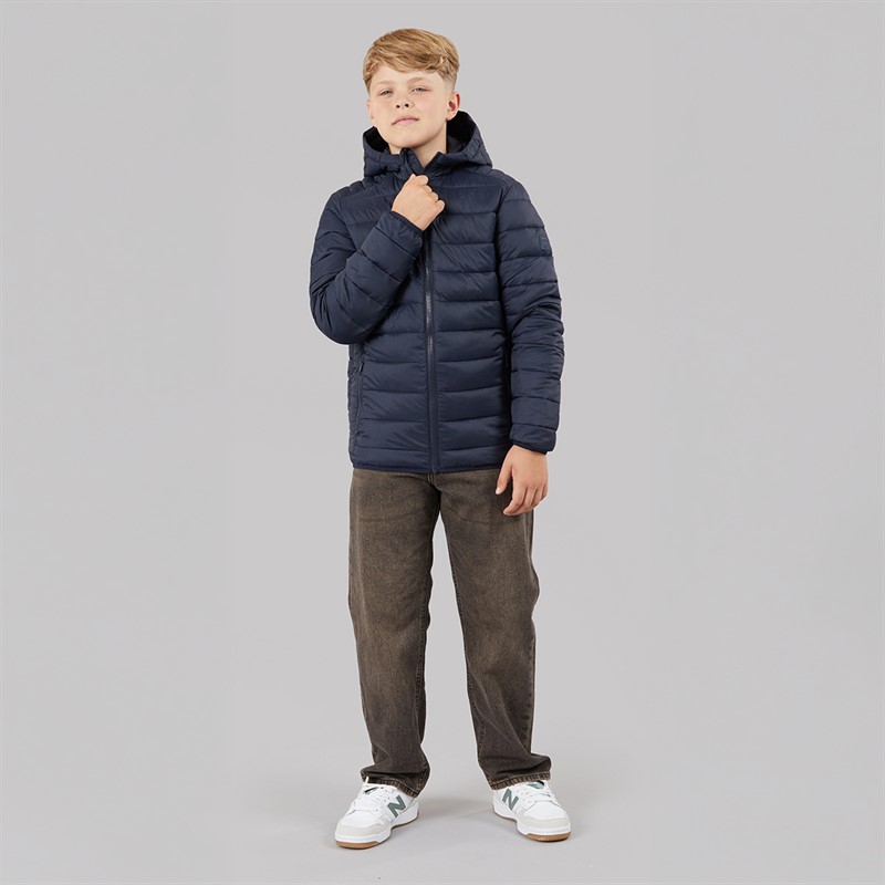 JACK & JONES Boys Bradley Light Puffer Jacket Sky Captain