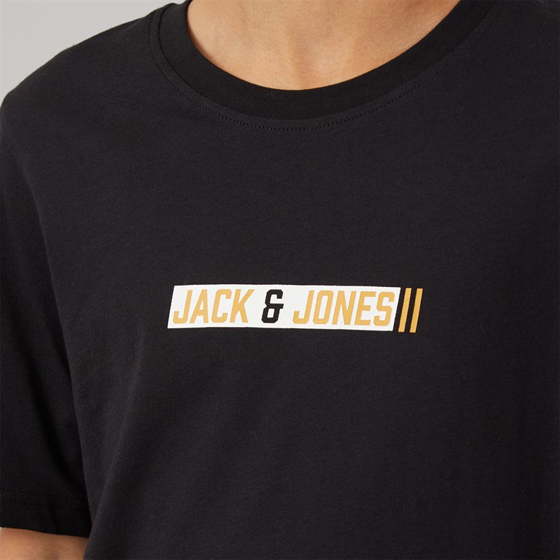 JACK & JONES Boys Munk T-Shirt Black