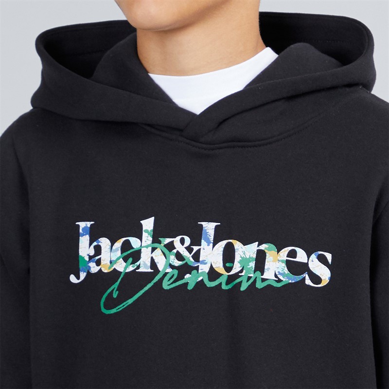 JACK & JONES Boys Tom Hoodie Black