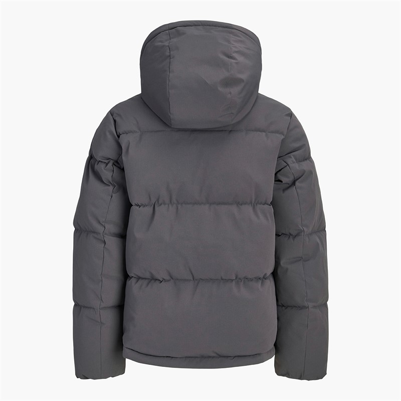 JACK & JONES Boys Surface Puffer Jacket Asphalt/Black