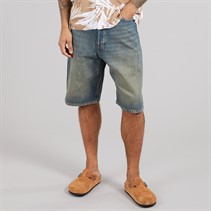 JACK & JONES Mens Ron Original Shorts Blue Denim