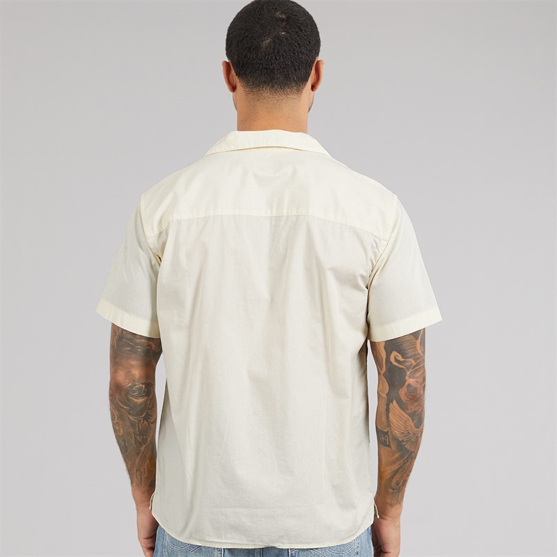 JACK & JONES Mens Sean Resort Short Sleeve Shirt Fields Of Rye