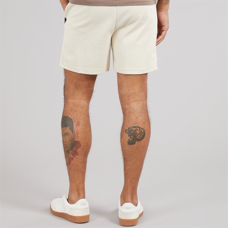JACK & JONES Mens Gordon Fusion Sweat Shorts Moonbeam Melange
