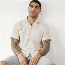 JACK & JONES Mens Mateo Resort Short Sleeve Shirt Moonbeam