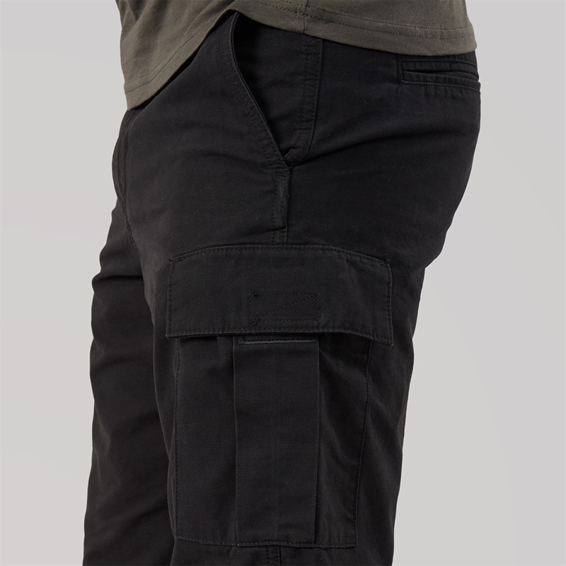 JACK & JONES Mens Kane Arthur Cargo Pants Black