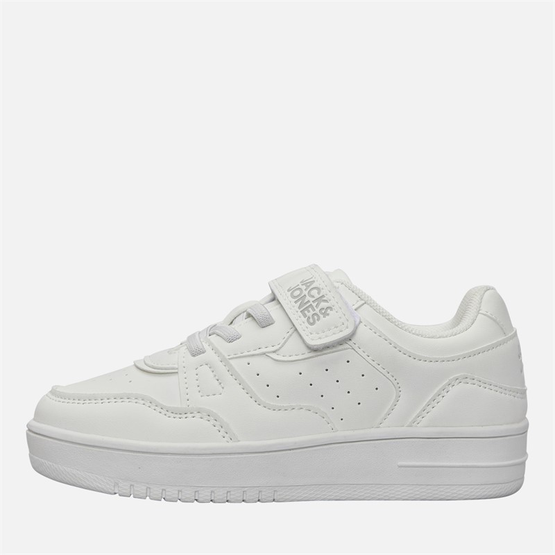 JACK & JONES Boys North PU Trainers Bright White