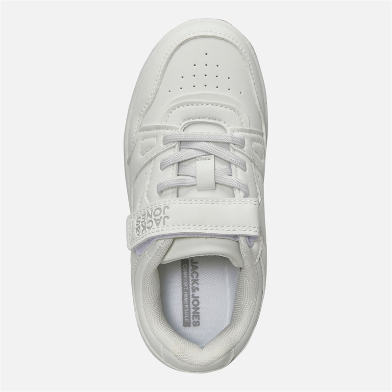 JACK & JONES Boys North PU Trainers Bright White