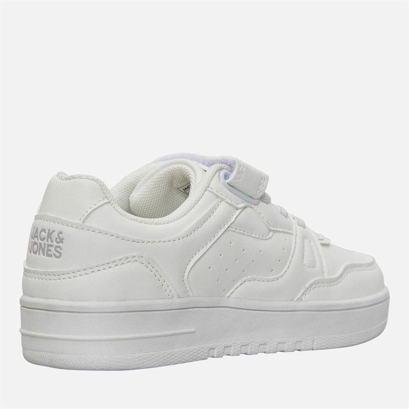 JACK & JONES Boys North PU Trainers Bright White