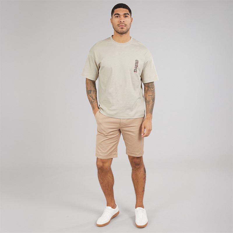 JACK & JONES Herren Tokyo Ward T Shirt Moonbeam