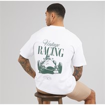 JACK & JONES Herren Vintage Renn T Shirt Bright White