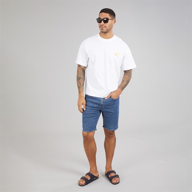 JACK & JONES Herren Limencello T-Shirt Bright White Limencello