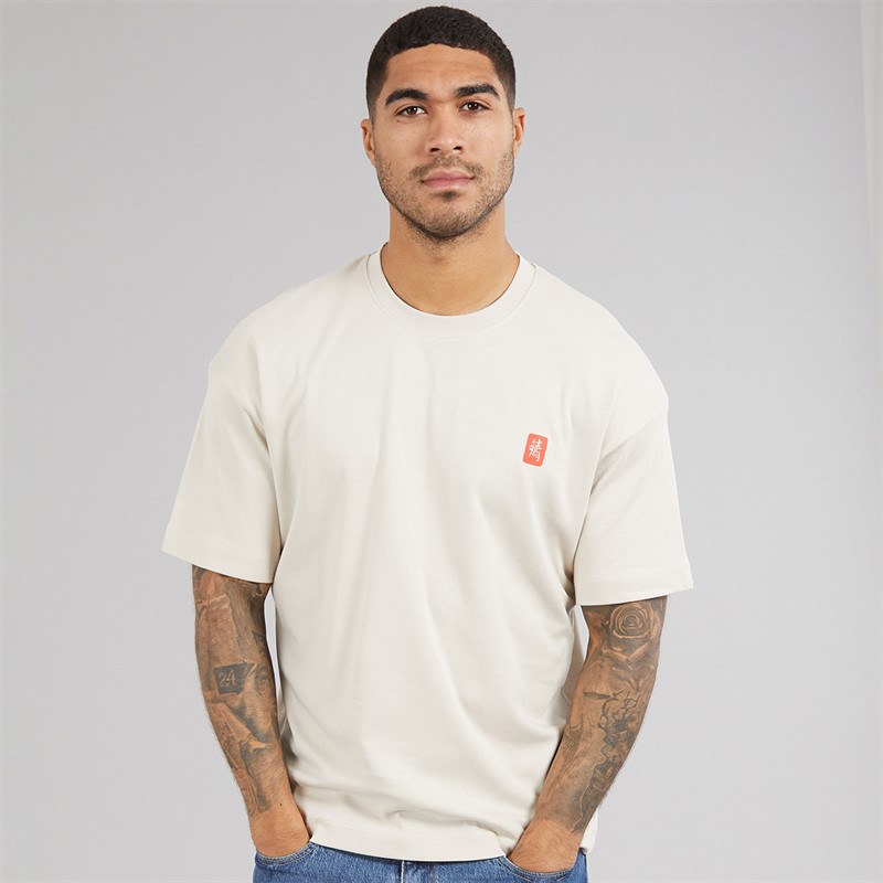 JACK & JONES Herren Fisch T Shirt Moonbeam Fish