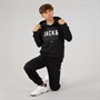JACK & JONES Boys Mickey Sweatshirt And Joggers Tracksuit Black