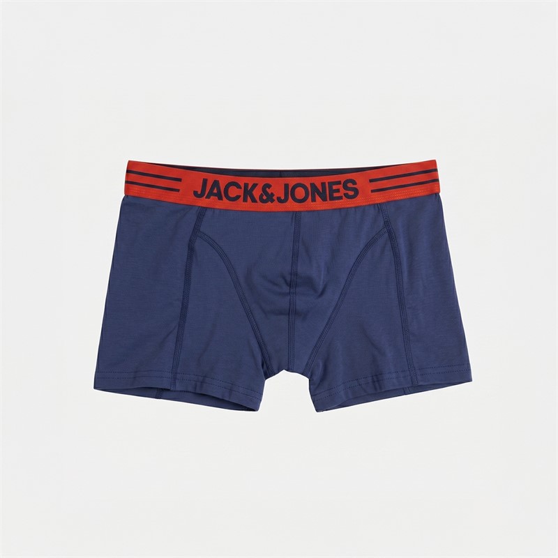 JACK & JONES Herren Sense Solid Sieben Pack Slips Schwarz/Dark Navy/Dark Navy/Oceana/Oceana/Schwarz/Schwarz