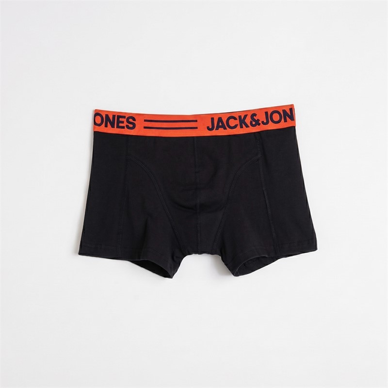 JACK & JONES Herren Sense Solid Sieben Pack Slips Schwarz/Dark Navy/Dark Navy/Oceana/Oceana/Schwarz/Schwarz