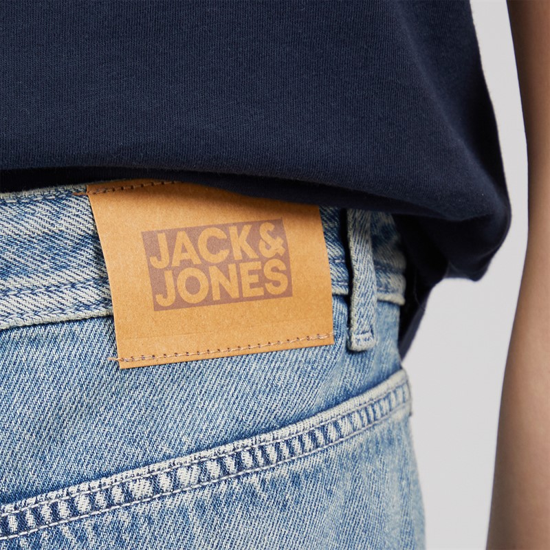 JACK & JONES Alex Orginal AKM 308 luźne jeansy dla chłopca kolor Blue Denim