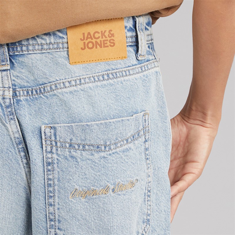 JACK & JONES Boys Alex Norrebro SQ 150 Baggy Fit Jeans Blue Denim