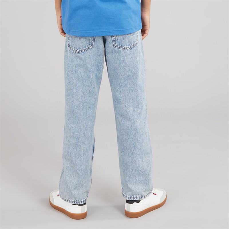 JACK & JONES Boys Chris Original AKM 932 Relaxed Fit Jeans Blue Denim