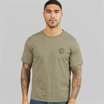 JACK & JONES Mens Alliance Crew Neck T-Shirt Vetiver