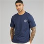 JACK & JONES Mens Alliance Crew Neck T-Shirt Navy Blazer