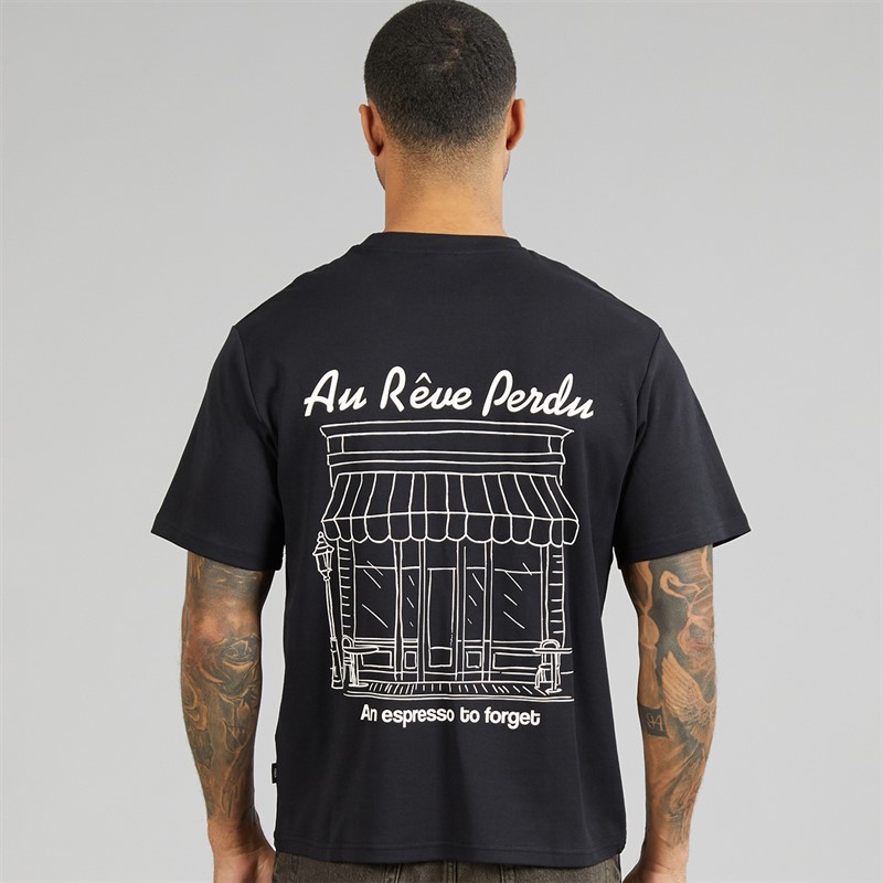 JACK & JONES Mens Blaandrew T-Shirt Black