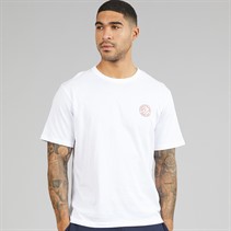 JACK & JONES Mens Alliance Crew Neck T-Shirt Bright White