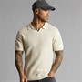 JACK & JONES Mens Cceaston Split Neck Polo Shirt Whitecap Gray